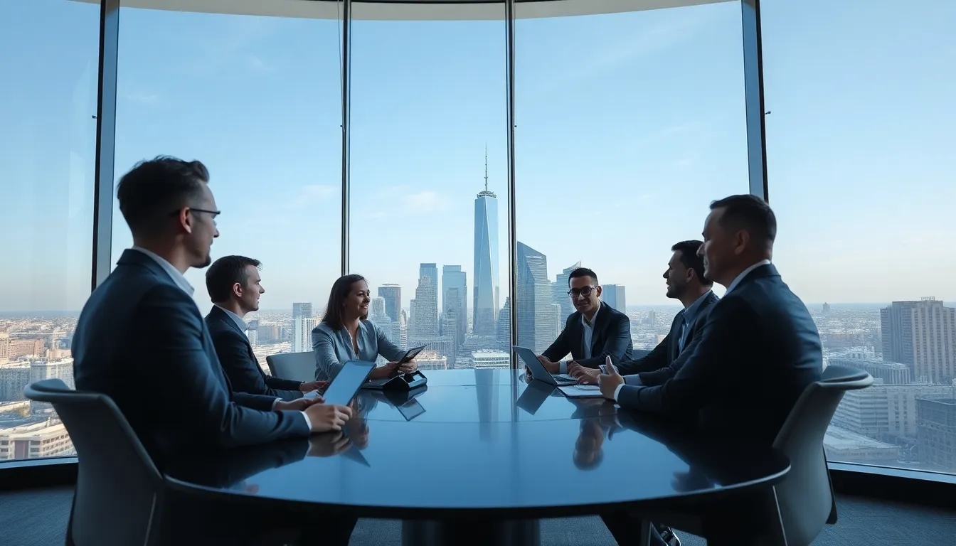 Professional business environment